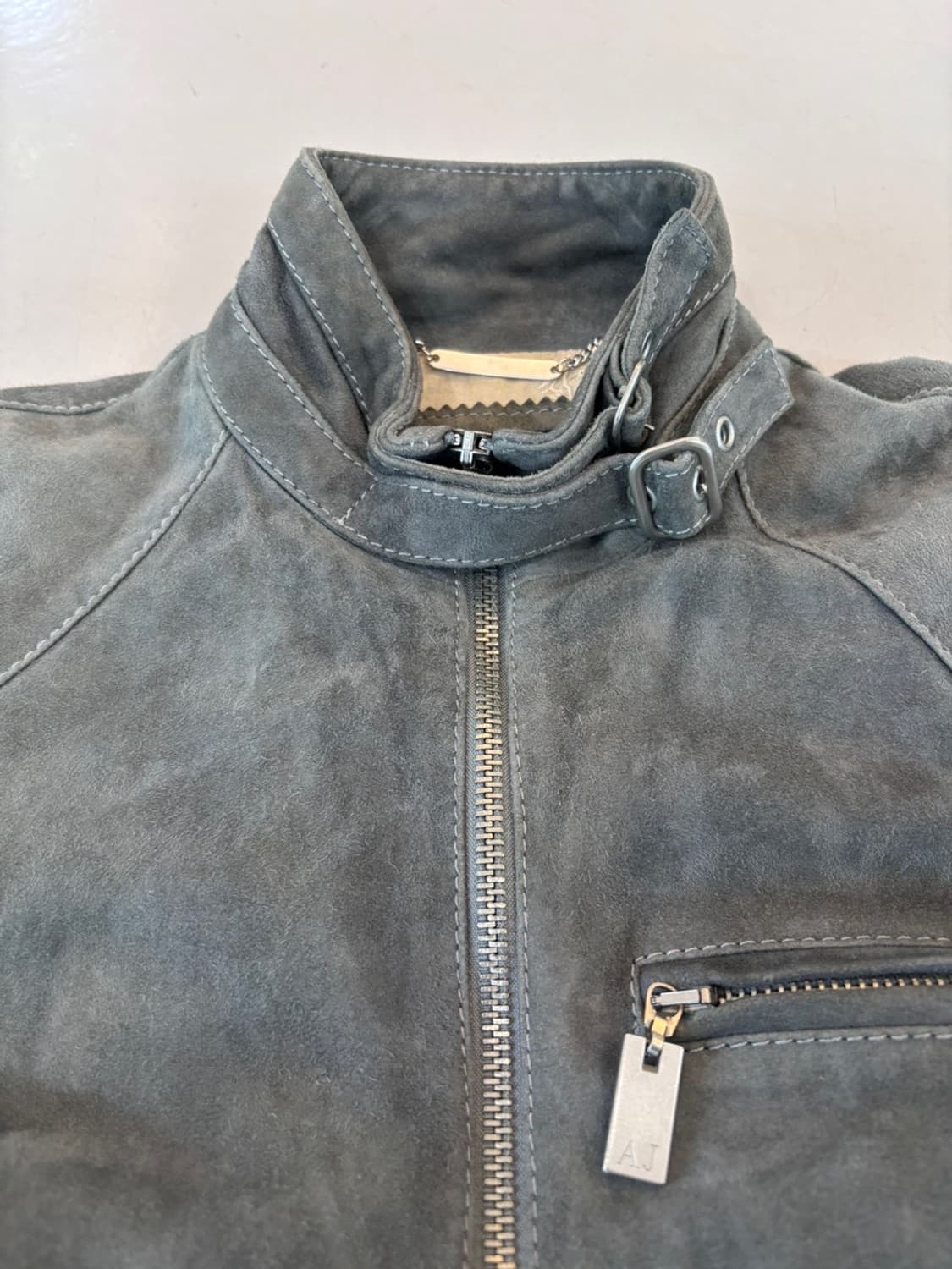 Vintage Armani Leather Jacket 상품이미지4