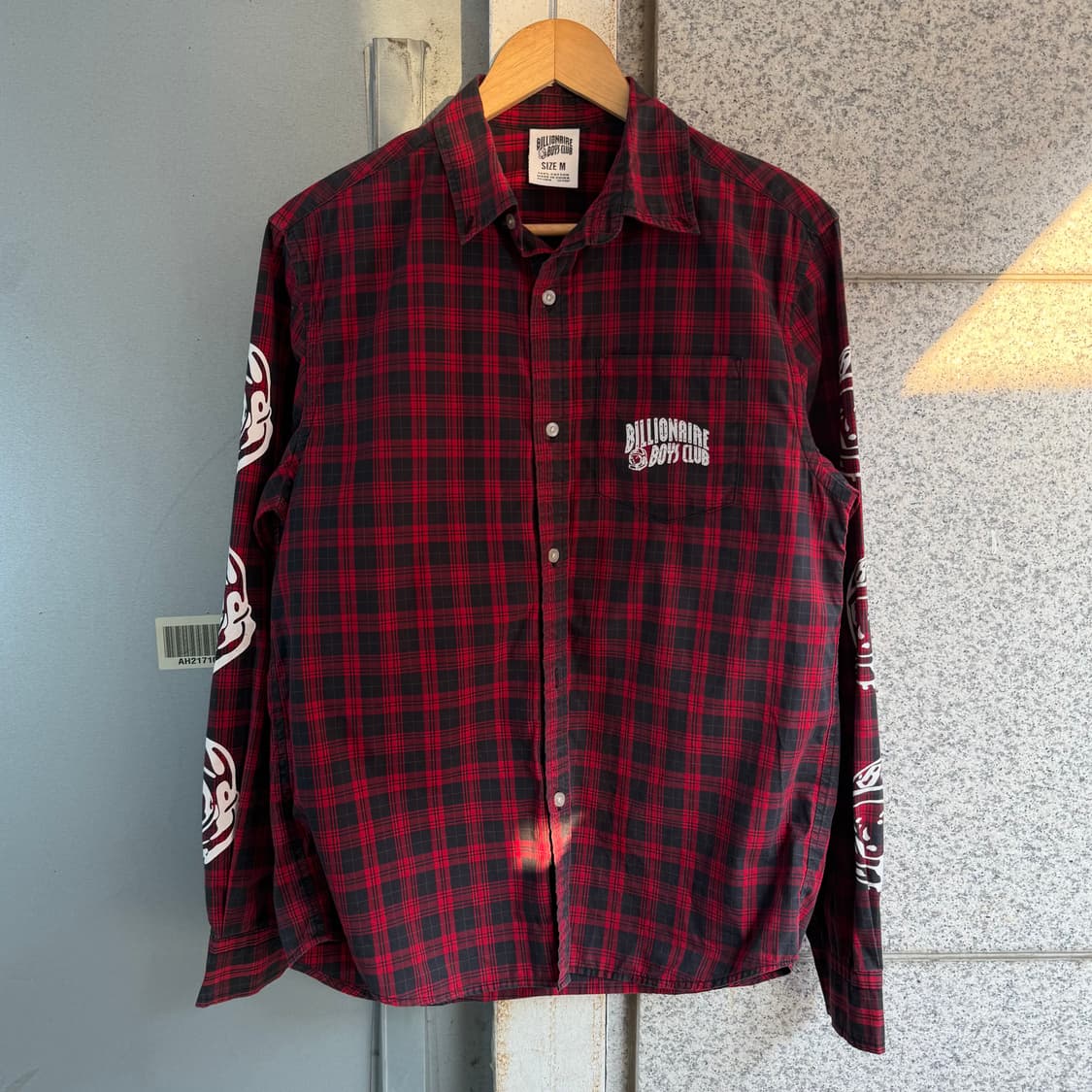 빌리어네어 보이즈 클럽 BBC 로고 체크 셔츠 상품이미지2