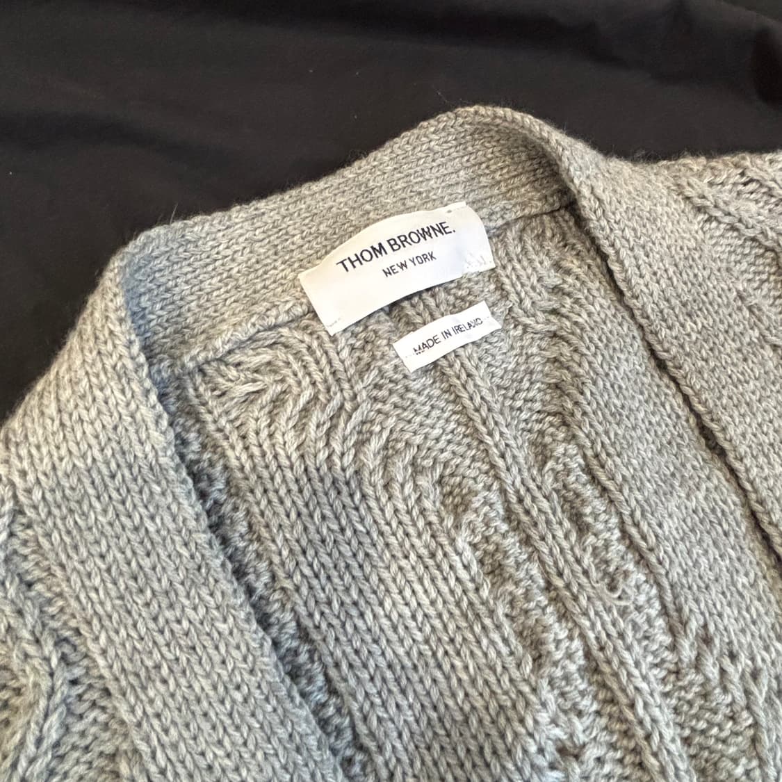 톰브라운 아란 케이블 니트 가디건 4사이즈 상품이미지7