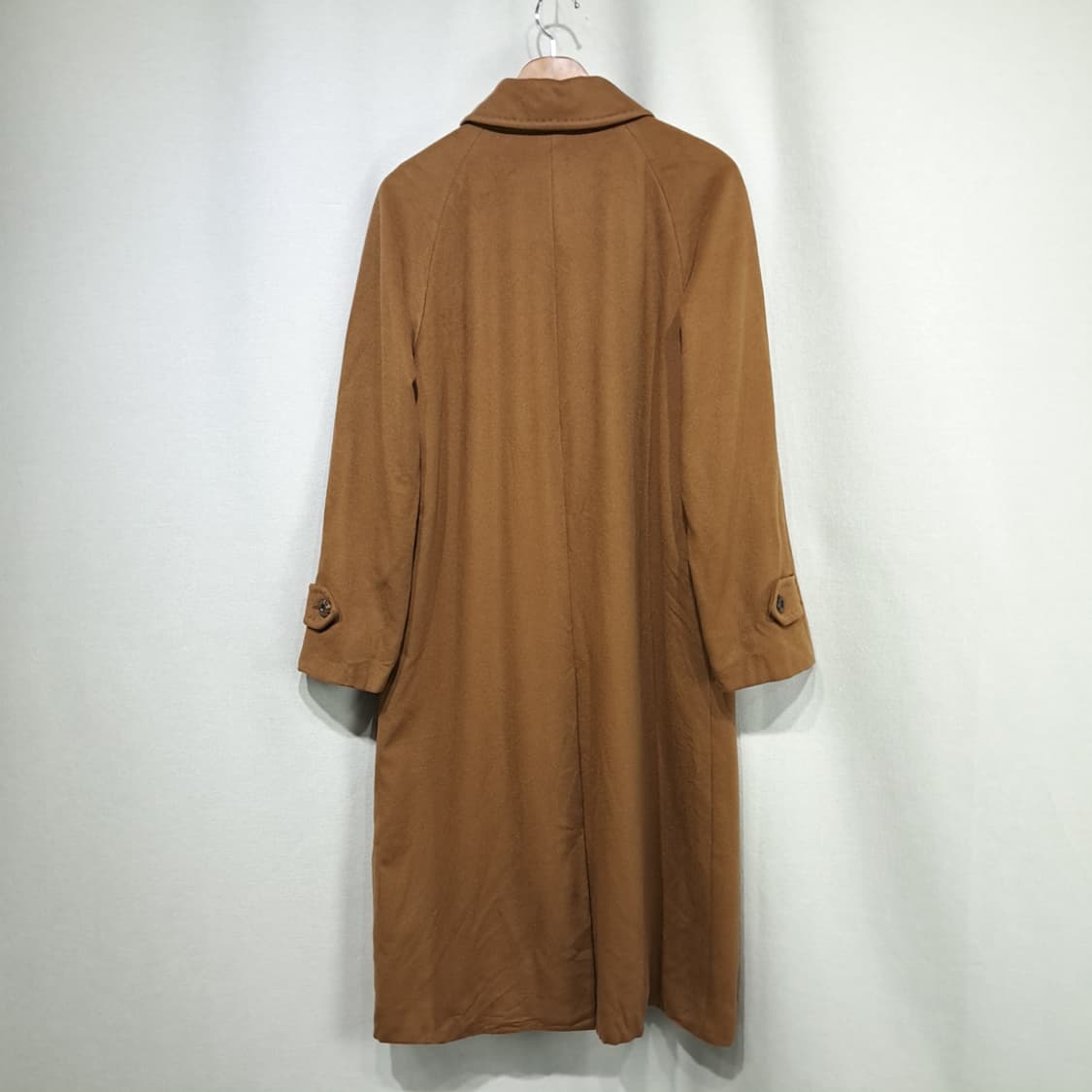 CN985W L 버버리 클래식카멜 노바체크 라이닝 울 롱코트 상품이미지8