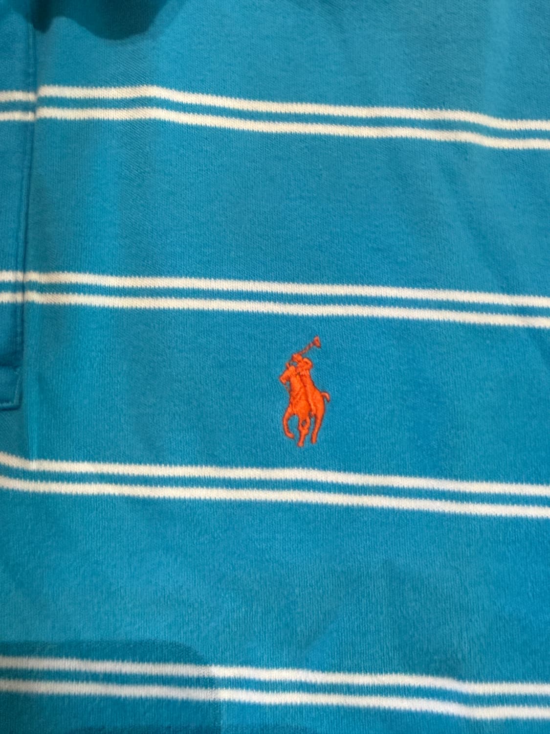 폴로 랄프로렌 카라티 스카이블루 스트라이프 상품이미지4
