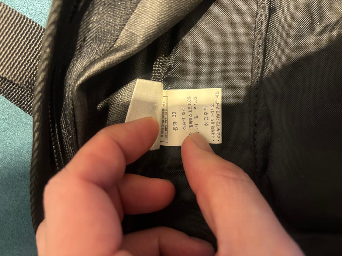 컬럼비아 백팩 블랙/그레이 상품이미지6