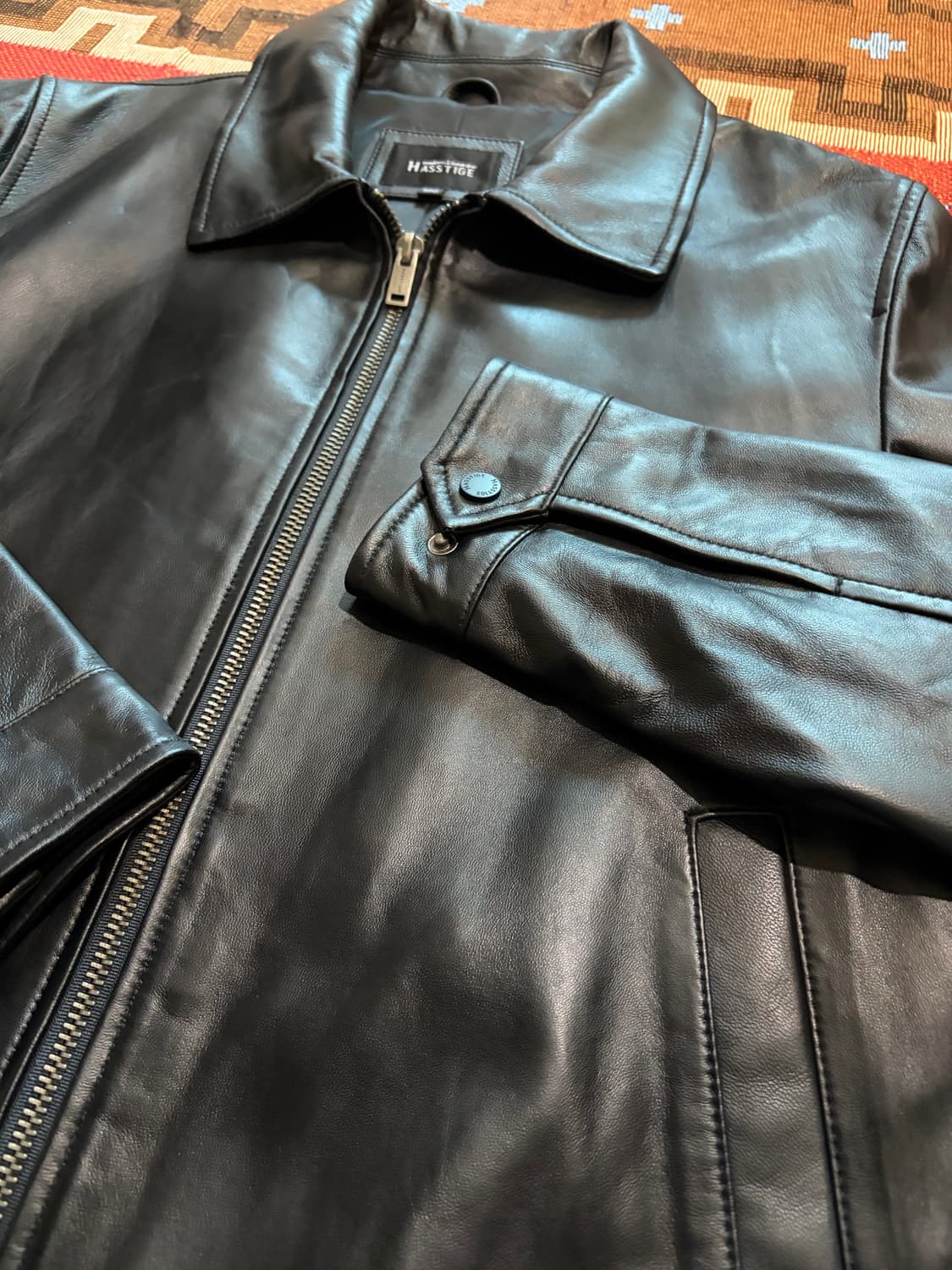 100) 양가죽 싱글라이더 레더자켓 상품이미지4