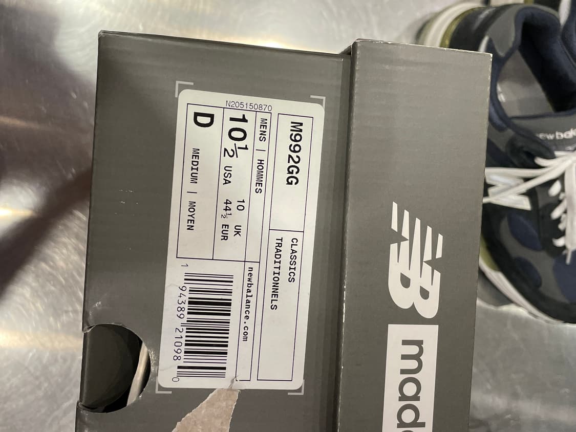 뉴발란스 M992GG 네이비 285 상품이미지6