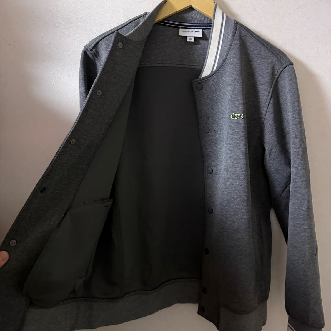 라코스테 남성 폴로 스타디움 자켓 그레이 4(100) 상품이미지6