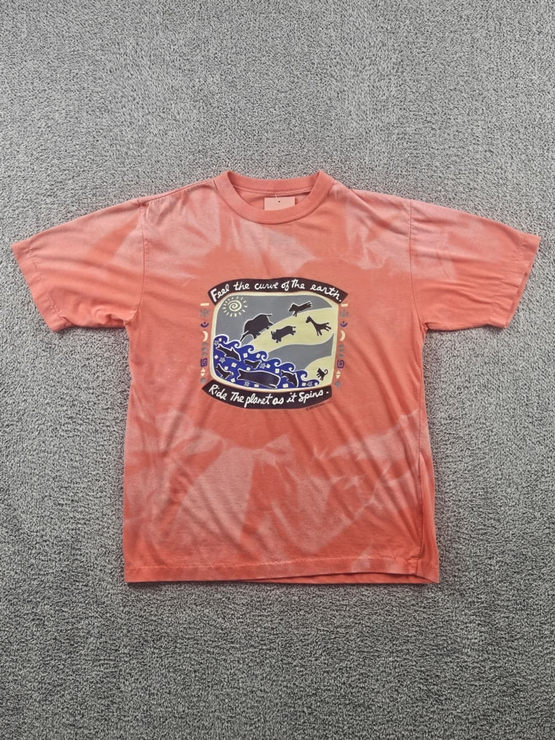 브렌따노 다잉워시드 커스텀 싱글스티치 반팔 티셔츠 (S추정)/11374 상품이미지2