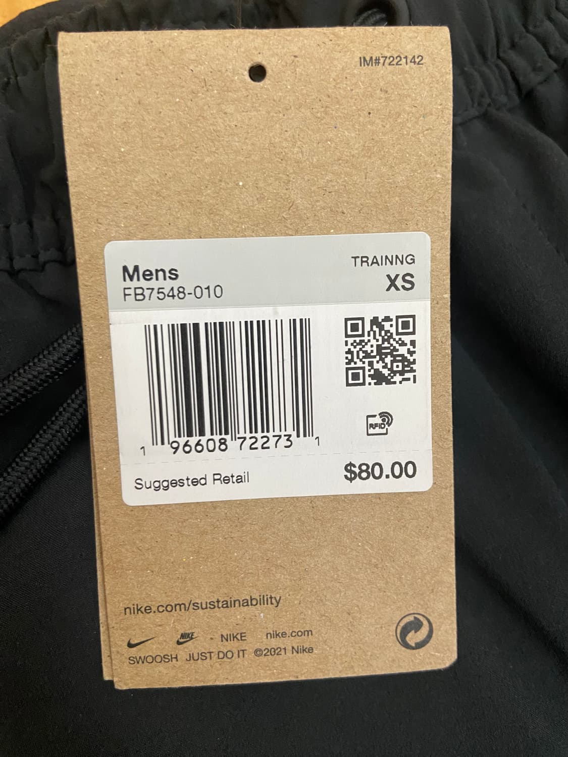 미국 나이키 버서타일 조거팬츠 XS 상품이미지9