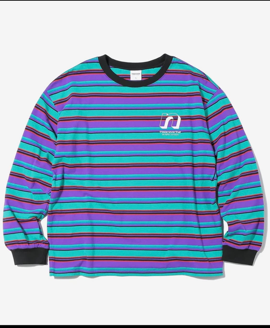 급처 디네댓 스트라이프 긴팔 티셔츠 L 판매 상품이미지1