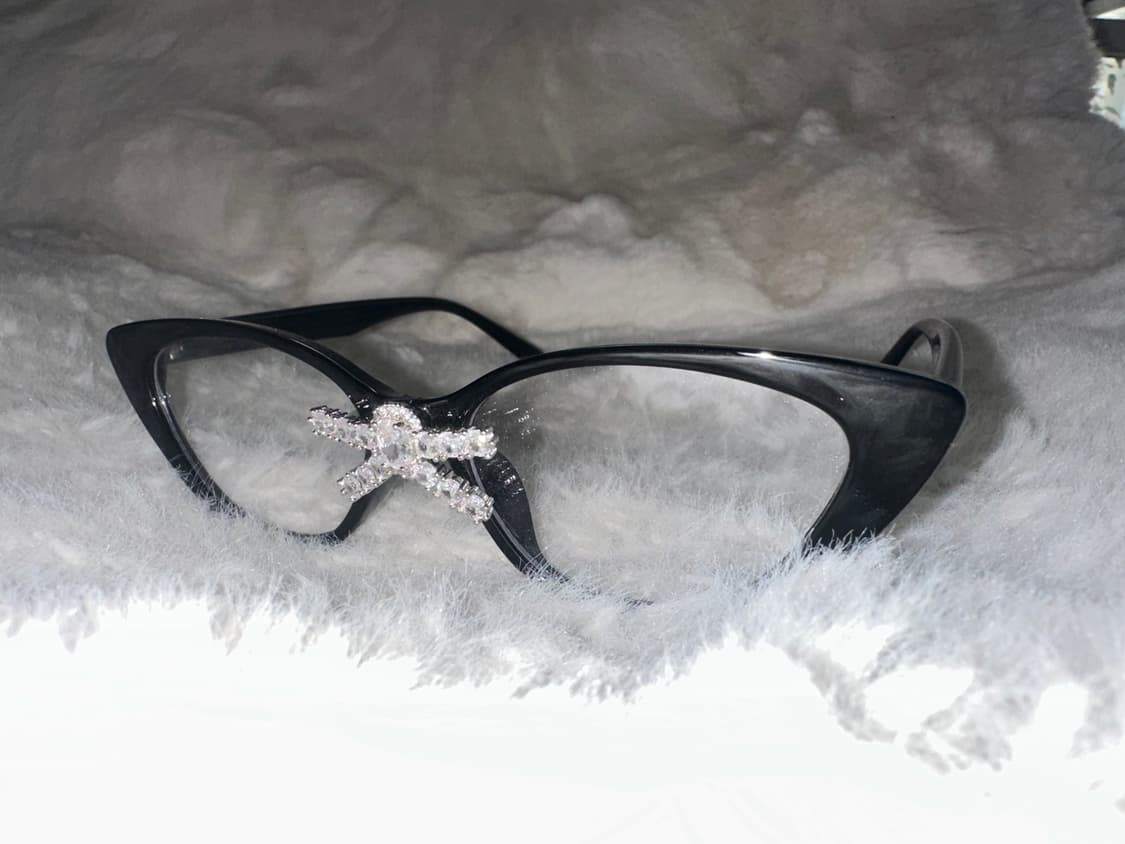 슈슈통x위민 스타일 리본 안경 상품이미지2