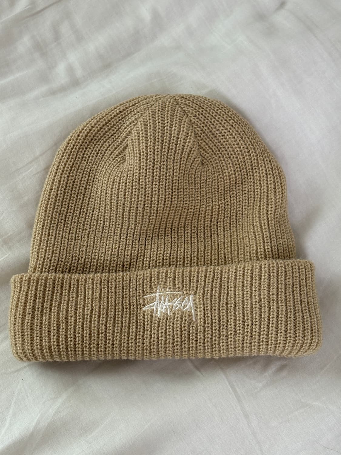 스투시 베이지 비니 상품이미지1