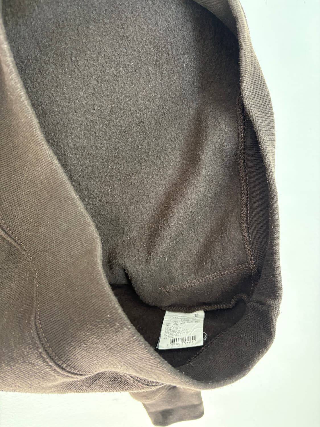 [L]CARHARTT 브라운 후드티셔츠 상품이미지9