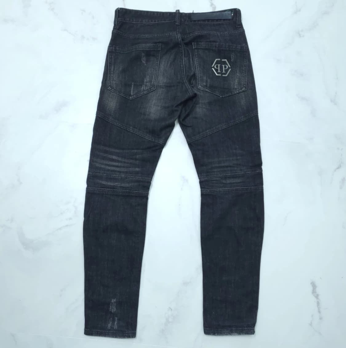 필립플레인 남성 블랙 슈퍼 스트레이트 청바지 30 상품이미지7