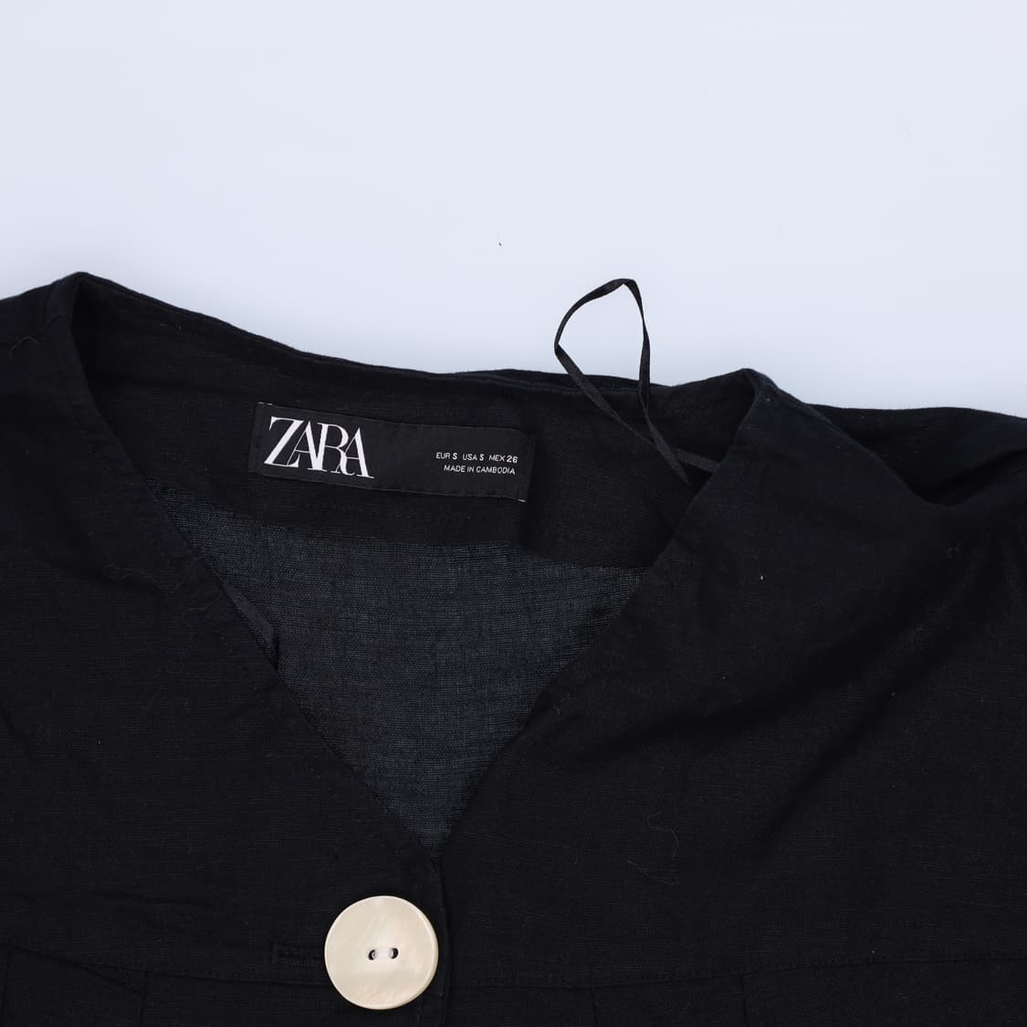 S 자라 여성 브이넥 블라우스 셔츠 0306H1 상품이미지3