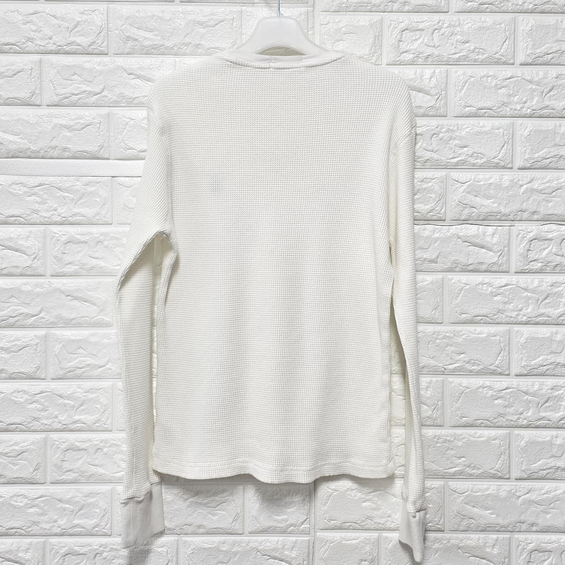 택포// 폴로 랄프로렌 와플 롱슬리브 L 흰색 상품이미지4