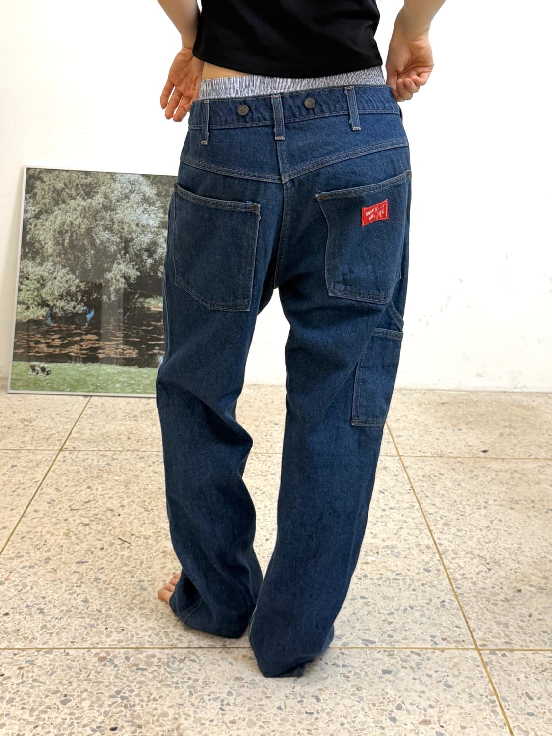 WILD ASS 더블니 워크팬츠 상품이미지6