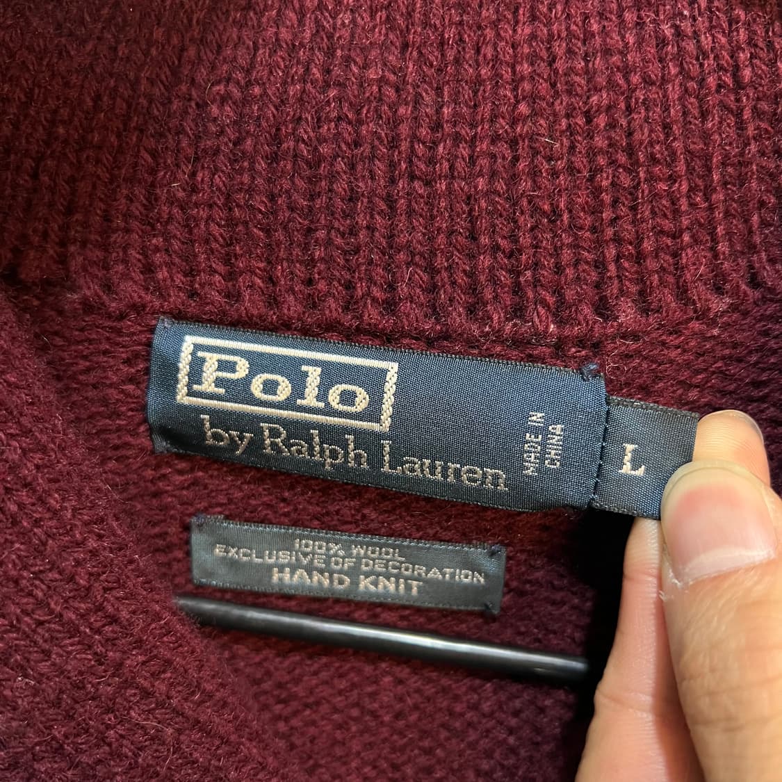  폴로랄프로렌 그래픽 숄카라 니트 y14265 상품이미지8