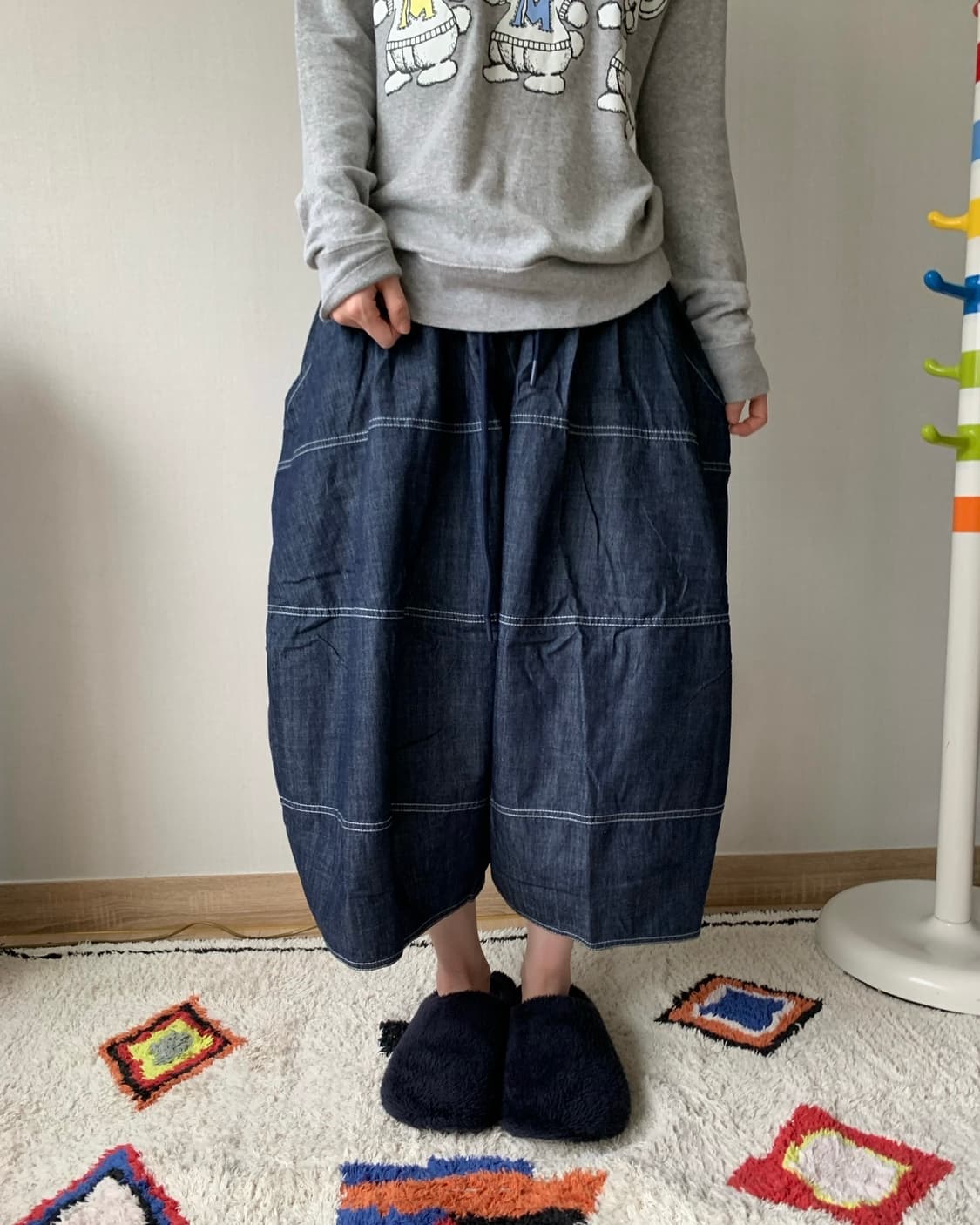 denim culotte pants 상품이미지6