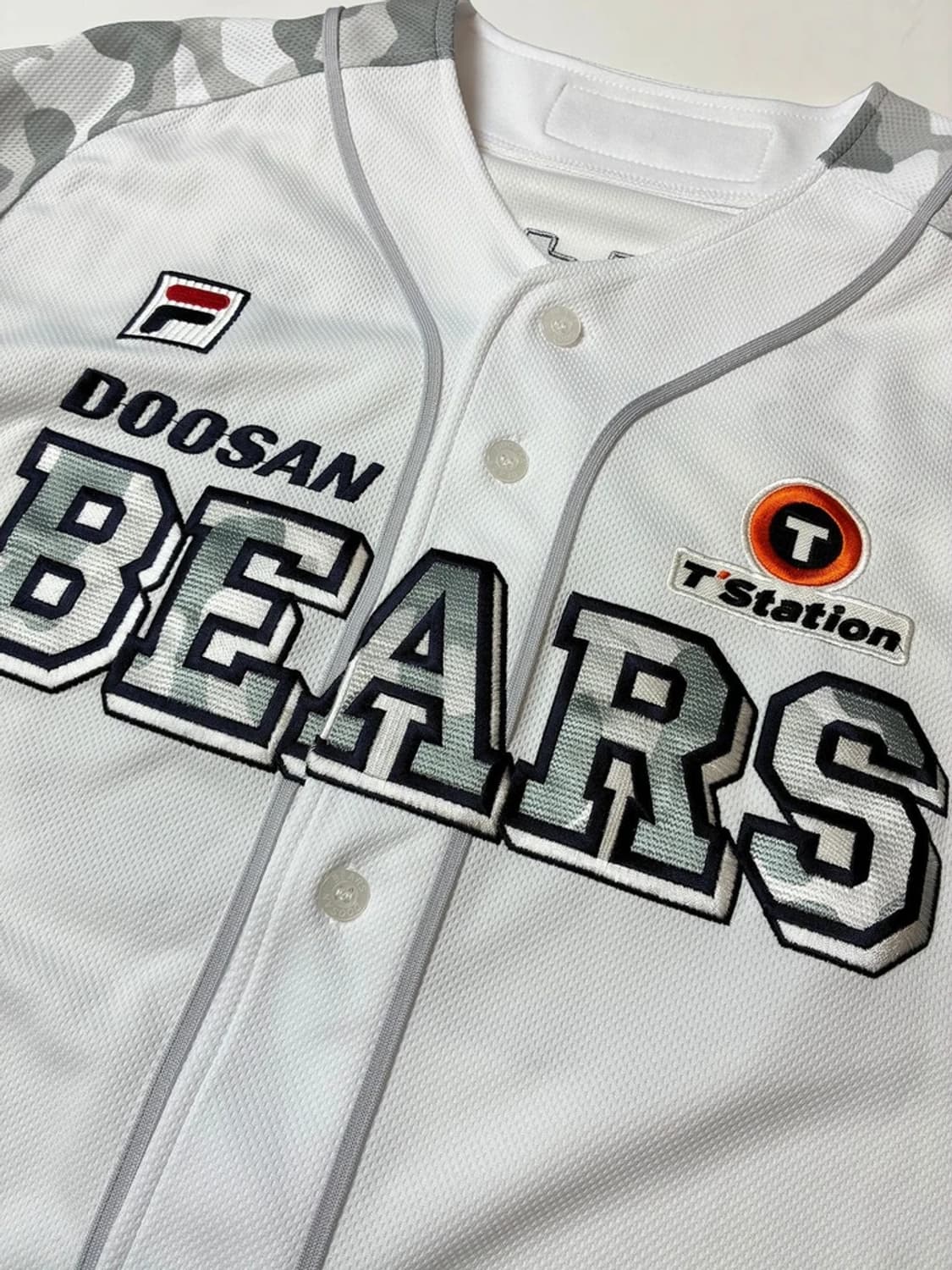 두산 베어스 24ss 밀리터리 강석천 코치 반팔 유니폼 PN9059 상품이미지5