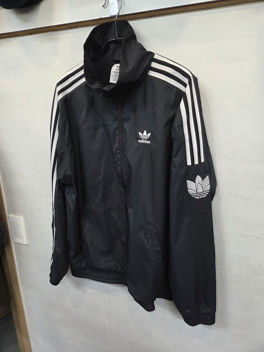 아디다스 트레포일 삼선 우븐 트랙차켓 L 상품이미지5