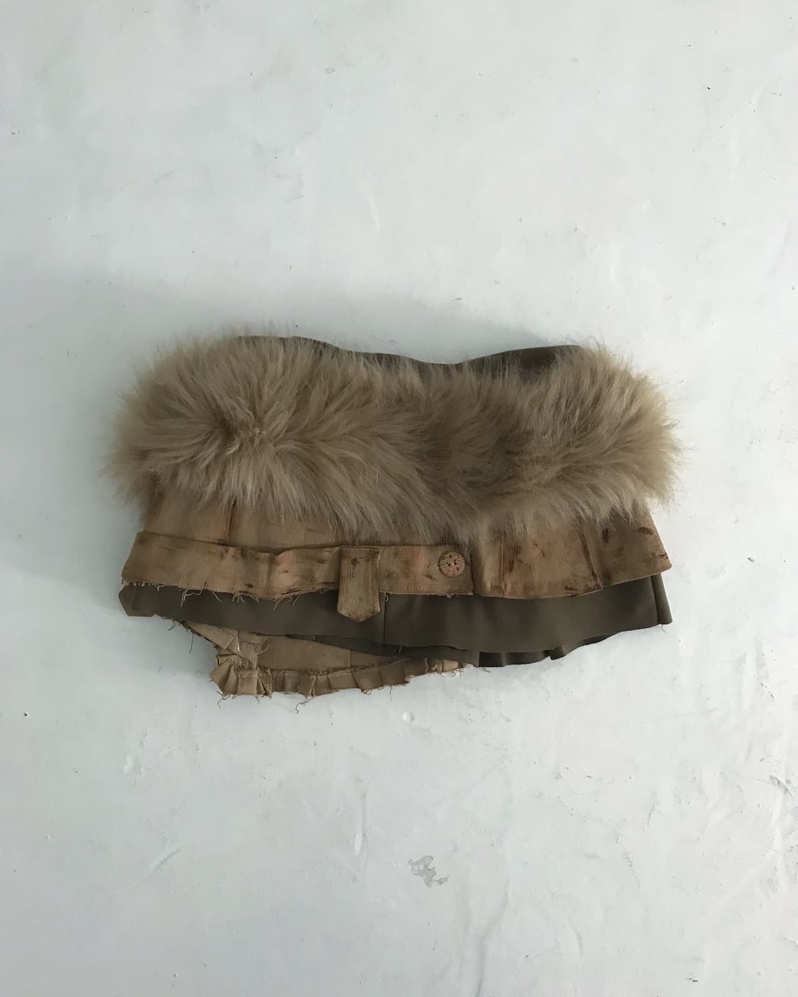 Custom🐾)Flower/lace thick belted skirt 상품이미지4