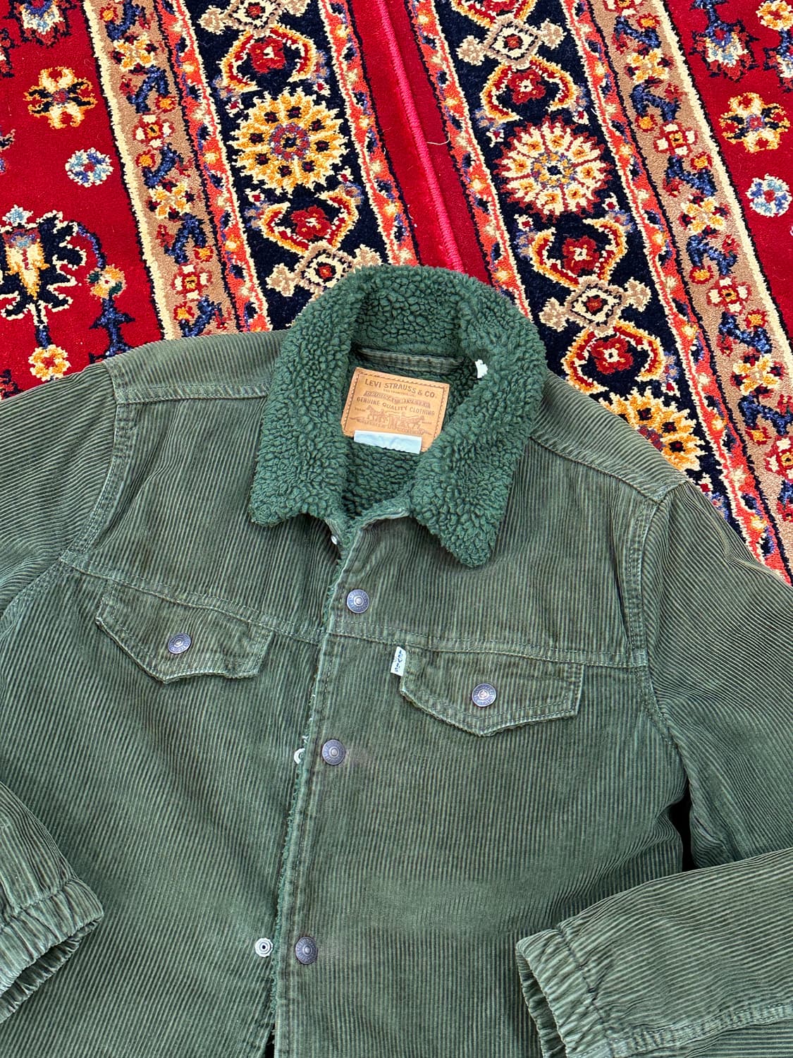 리바이스 쉐르파 코듀로이 양털 트러커 자켓 상품이미지2