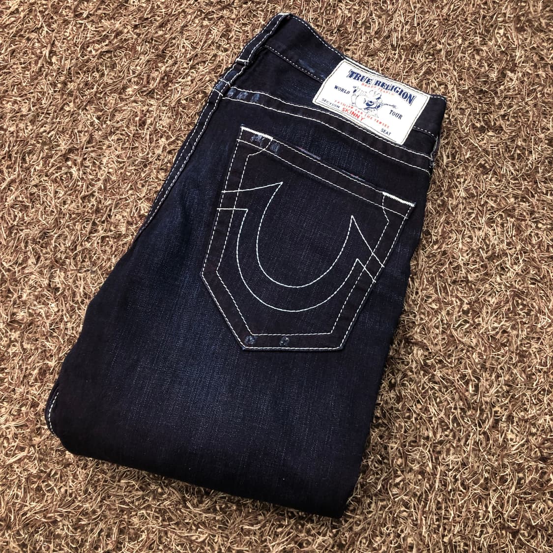 트루릴리전 스키니 워싱 데님 팬츠 상품이미지1