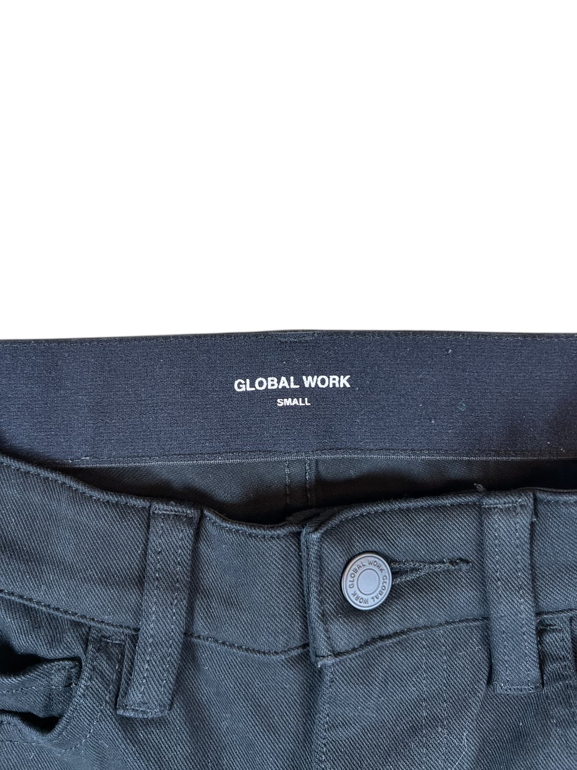 GLOBAL WORK  블랙 슬랙스 S 상품이미지3