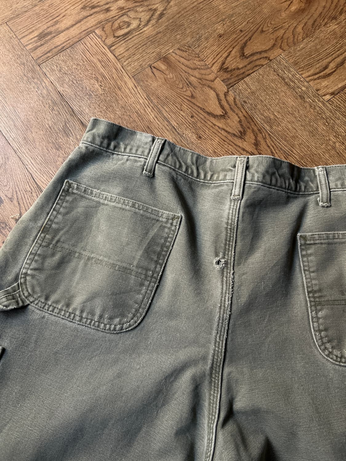 [40]칼하트 USA 빅사이즈 스케이터 모스그린 라이닝 워크팬츠 상품이미지8