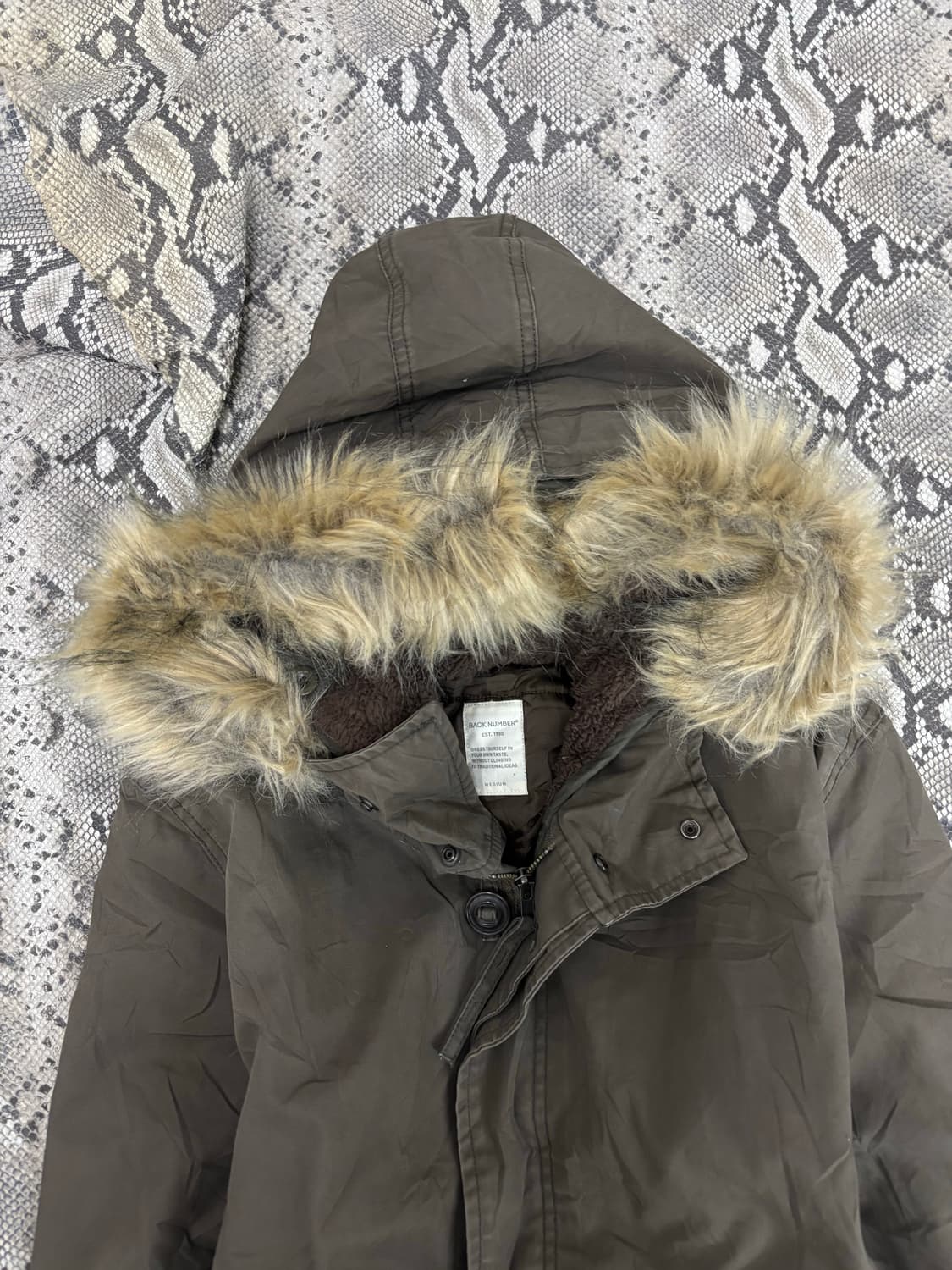 [Back Number]Grunge Mood Fur Parka 상품이미지6