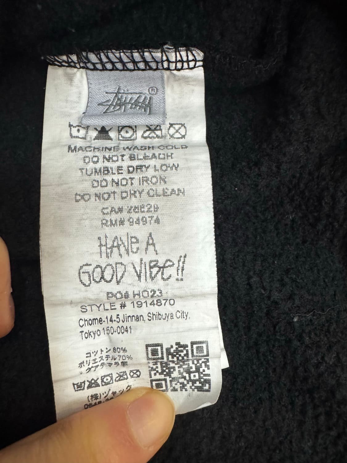  스투시 빅로고 크루넥 스웻셔츠 상품이미지6