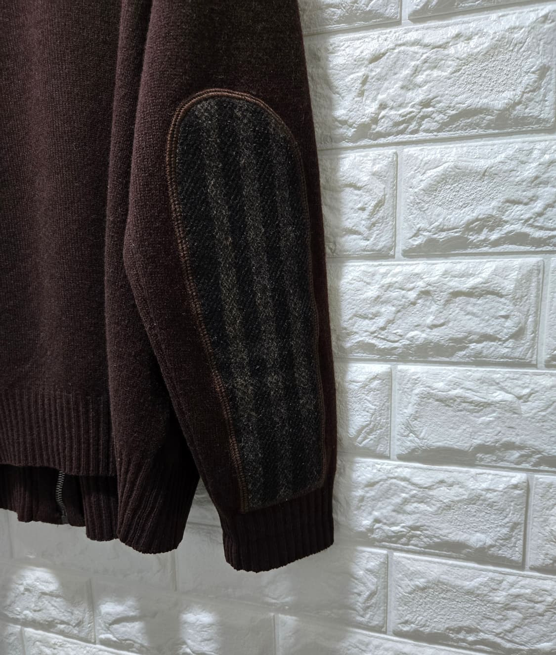 버버리 런던 풀집업 램스울 니트 자켓 95 상품이미지7