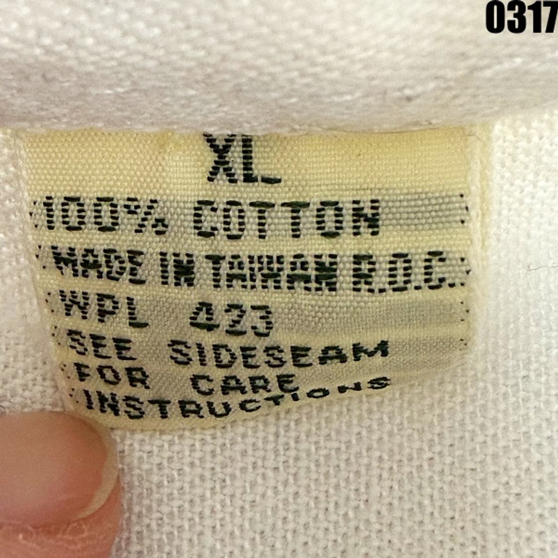 리바이스(Levi’s) 화이트 코튼 셔츠 XL 0317 상품이미지7