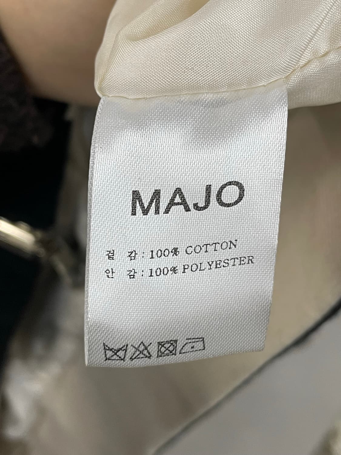 MAJO 마조 포켓 포인트 자켓 블랙 free 상품이미지5