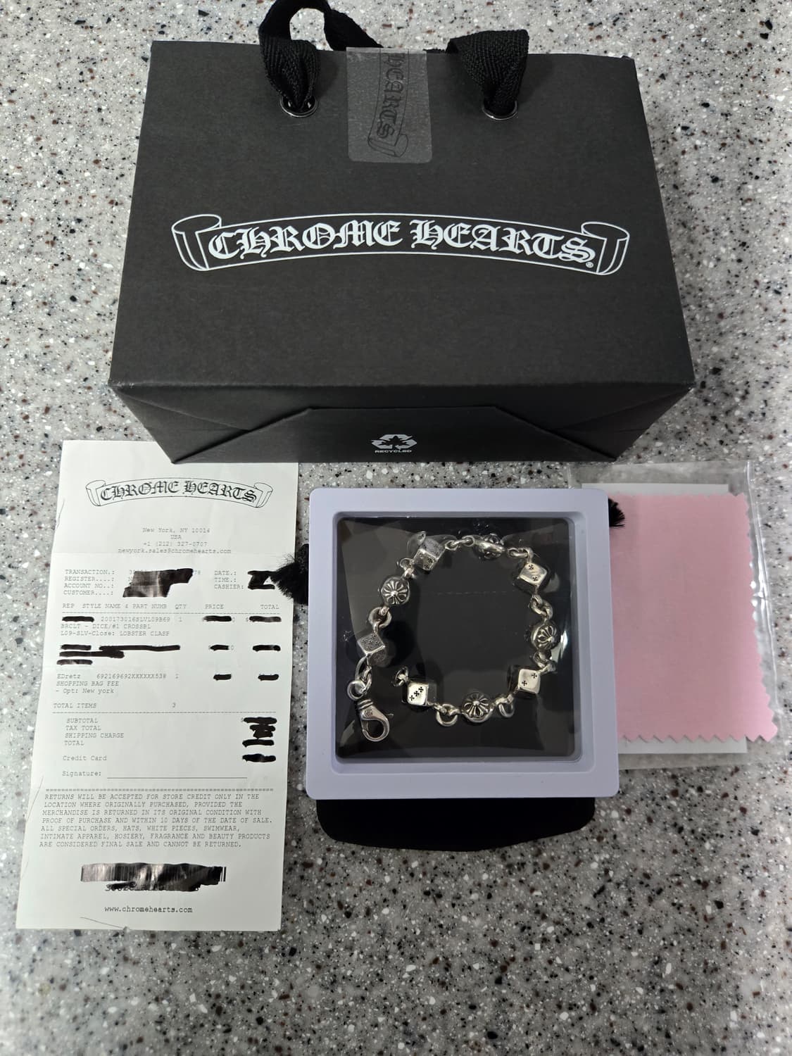 크롬하츠 다이스 팔찌(정품) 상품이미지1