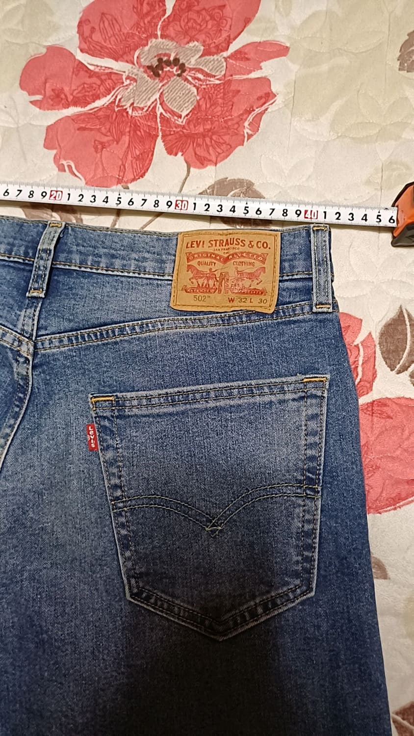 리바이스 502 미세한약기모 빈티지청바지 32인치 기장98 상품이미지7