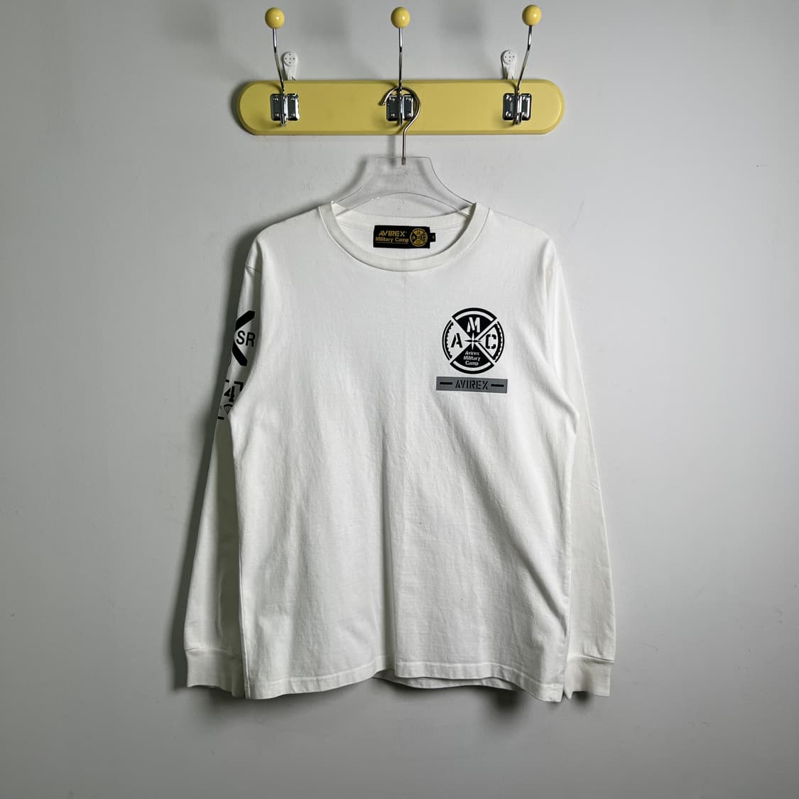 Avirex 아비렉스 밀리터리 로고 프린팅 맨투맨 M 상품이미지1