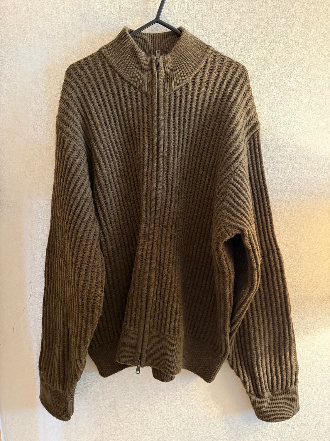 스투시 패치 집 스웨터 그린 L 상품이미지4