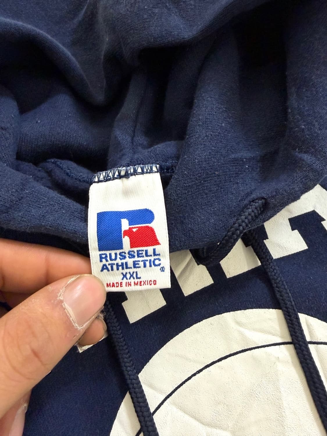 90's 러셀 후드티 네이비  상품이미지6