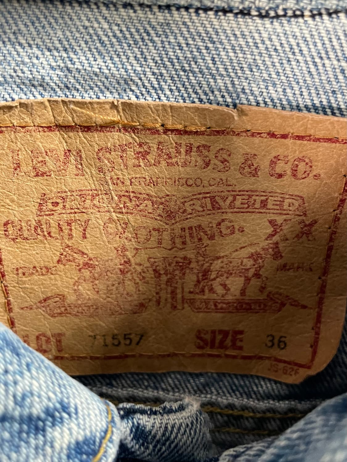 리바이스 71557 3세대 청자켓 (on.53) 상품이미지8