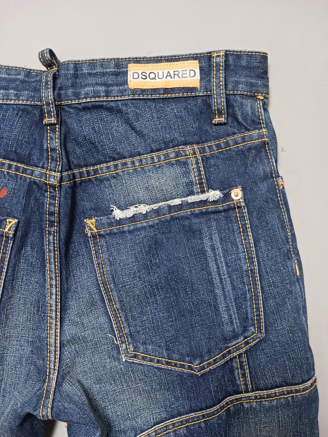 [30] 디스퀘어드2 네온밴딩 파이핑 바이커진 청바지 상품이미지9