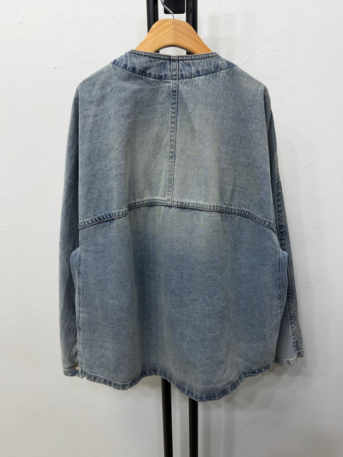 정품) SYSTEM 시스템 한섬 데님 22ss 오버사이즈 자켓 88 상품이미지5