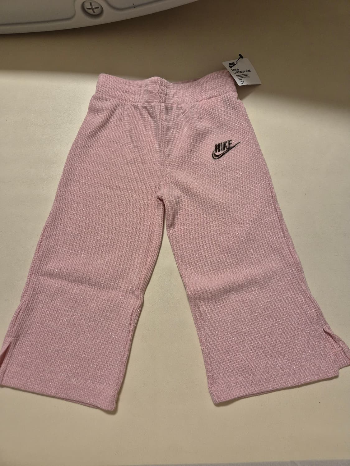 나이키 키즈 핑크 맨투맨 세트 2T 상품이미지2