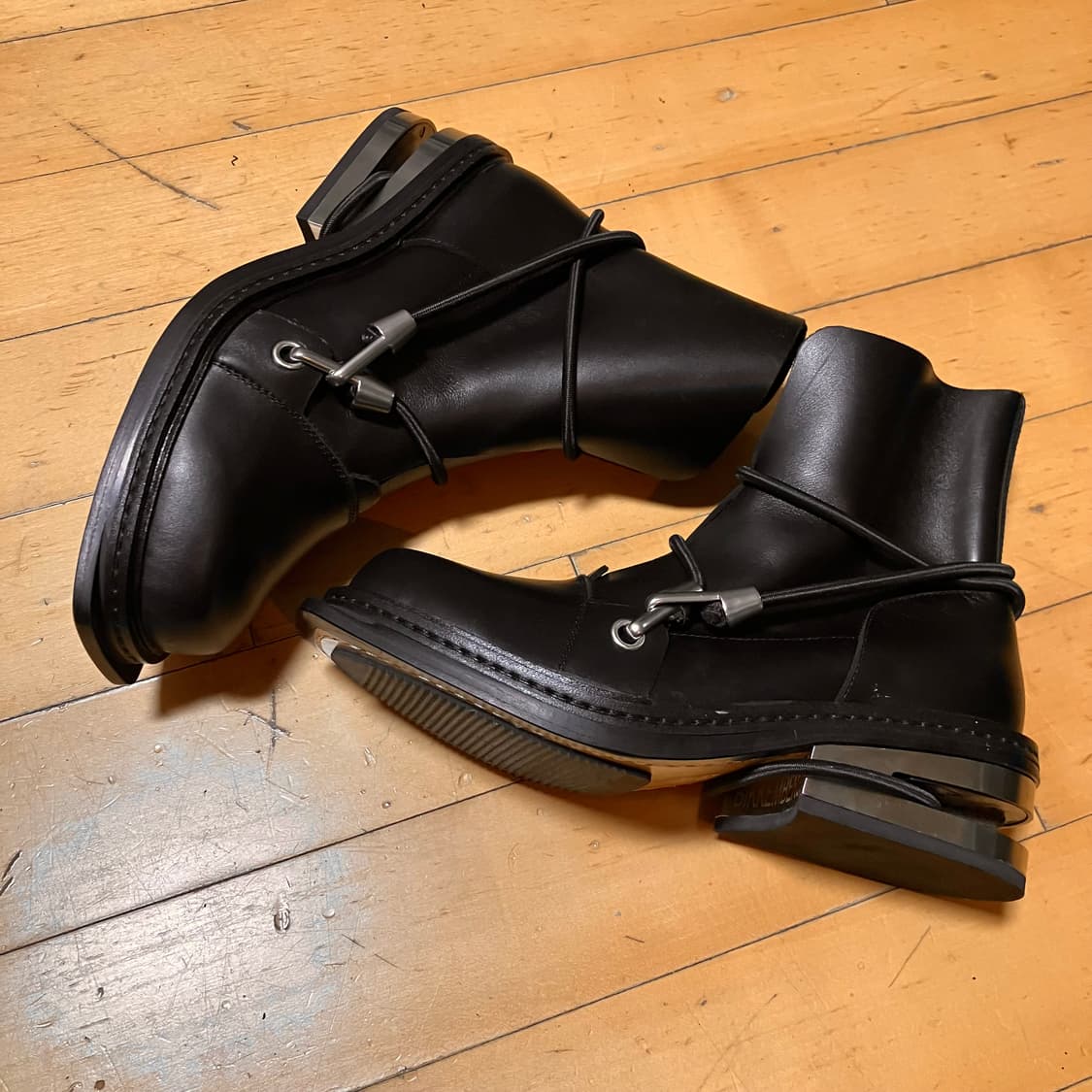 bikkembergs 비캠버그 번지스트링 메탈 힐 컴벳 부츠42(270) 상품이미지3