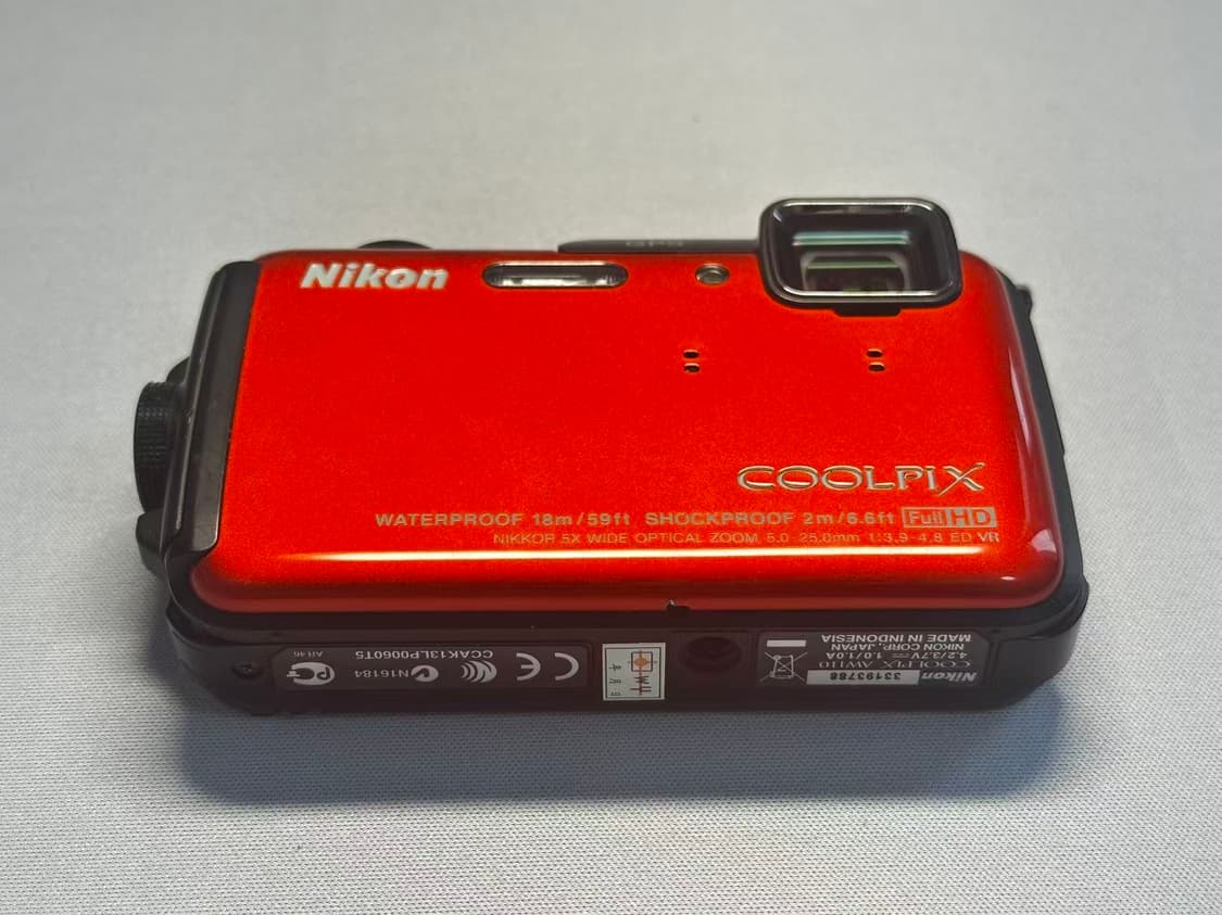 니콘 쿨픽스aw110(aw100) 오렌지 디카 상품이미지2