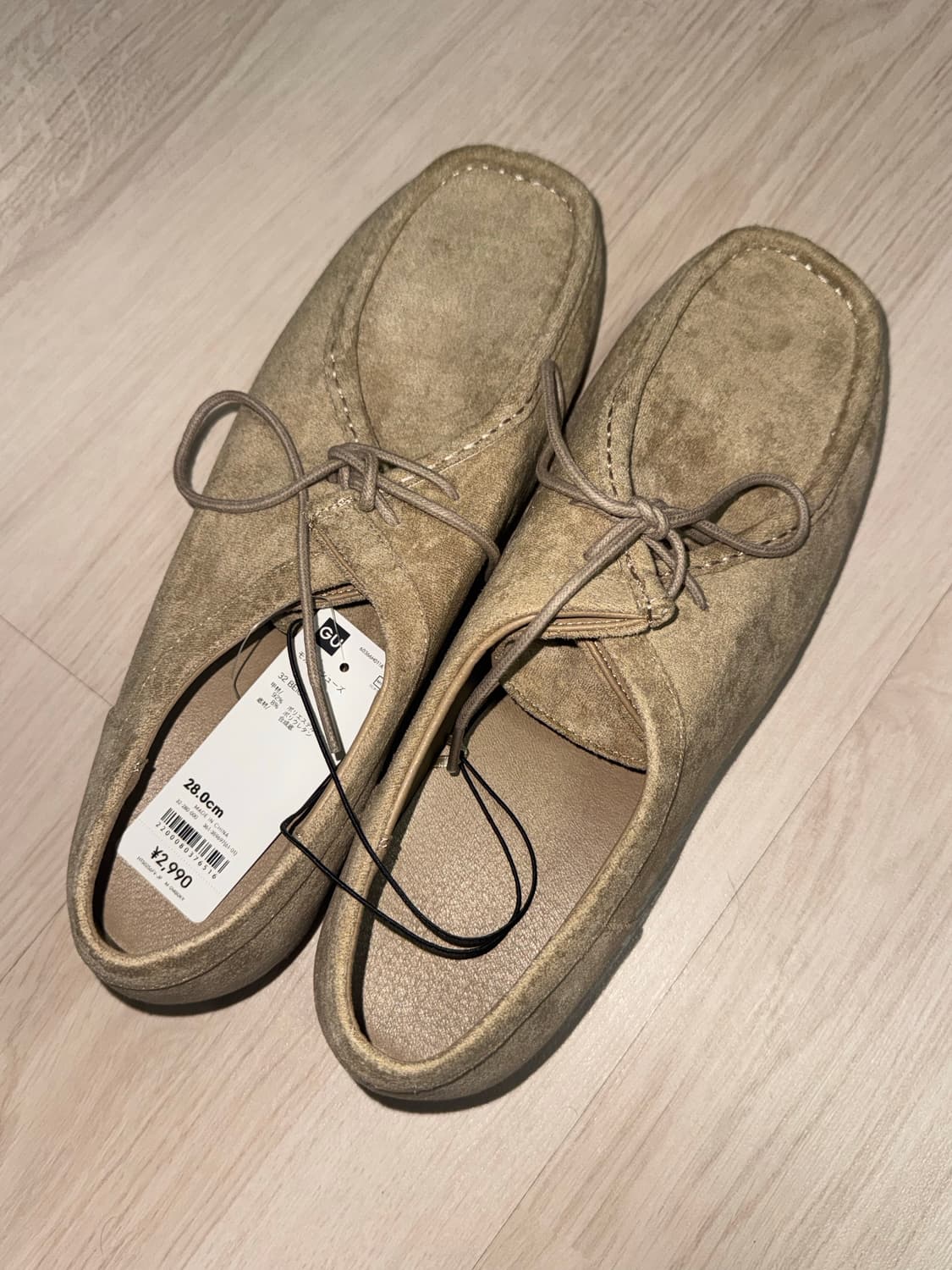 [280] GU 모카신 베이지 새상품 상품이미지1