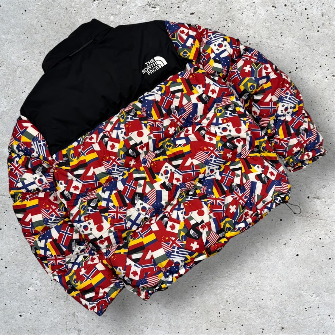 [XL] 노스페이스 만국기 다운 눕시 패딩 C831 상품이미지2