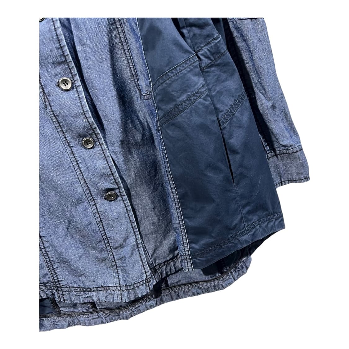 [Demoo] 데무 아웃스티치 워싱 자켓 상품이미지4