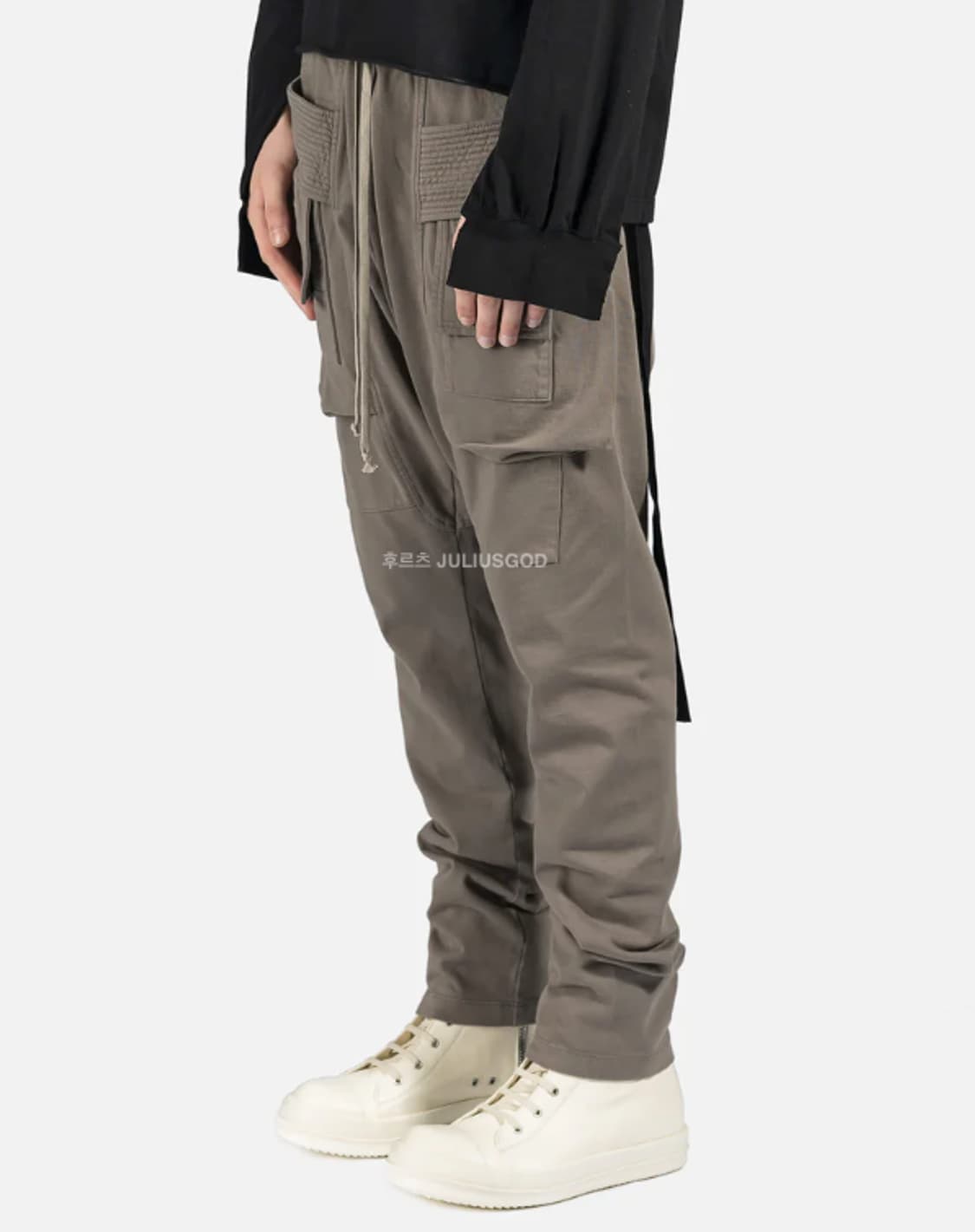 [32/새제품] RICK OWENS 릭오웬스 태권도 크리치 카고 바지 상품이미지7