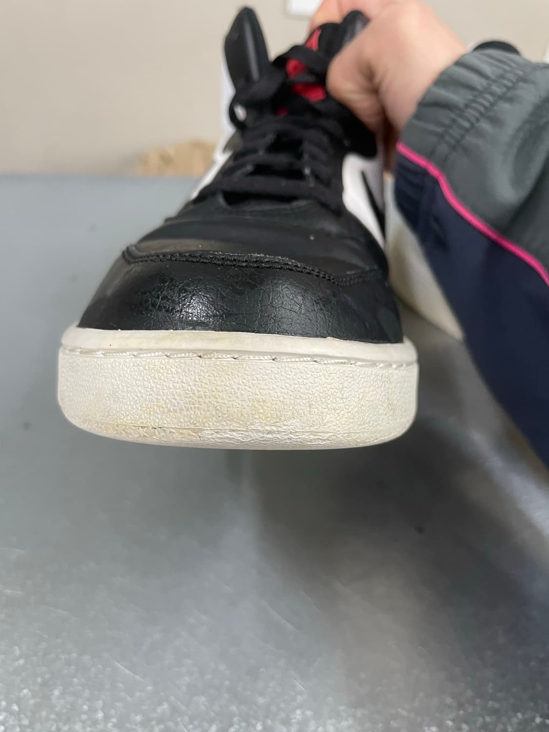 나이키 코트 버로우 미드 화이트 레드 블랙 270 상품이미지9