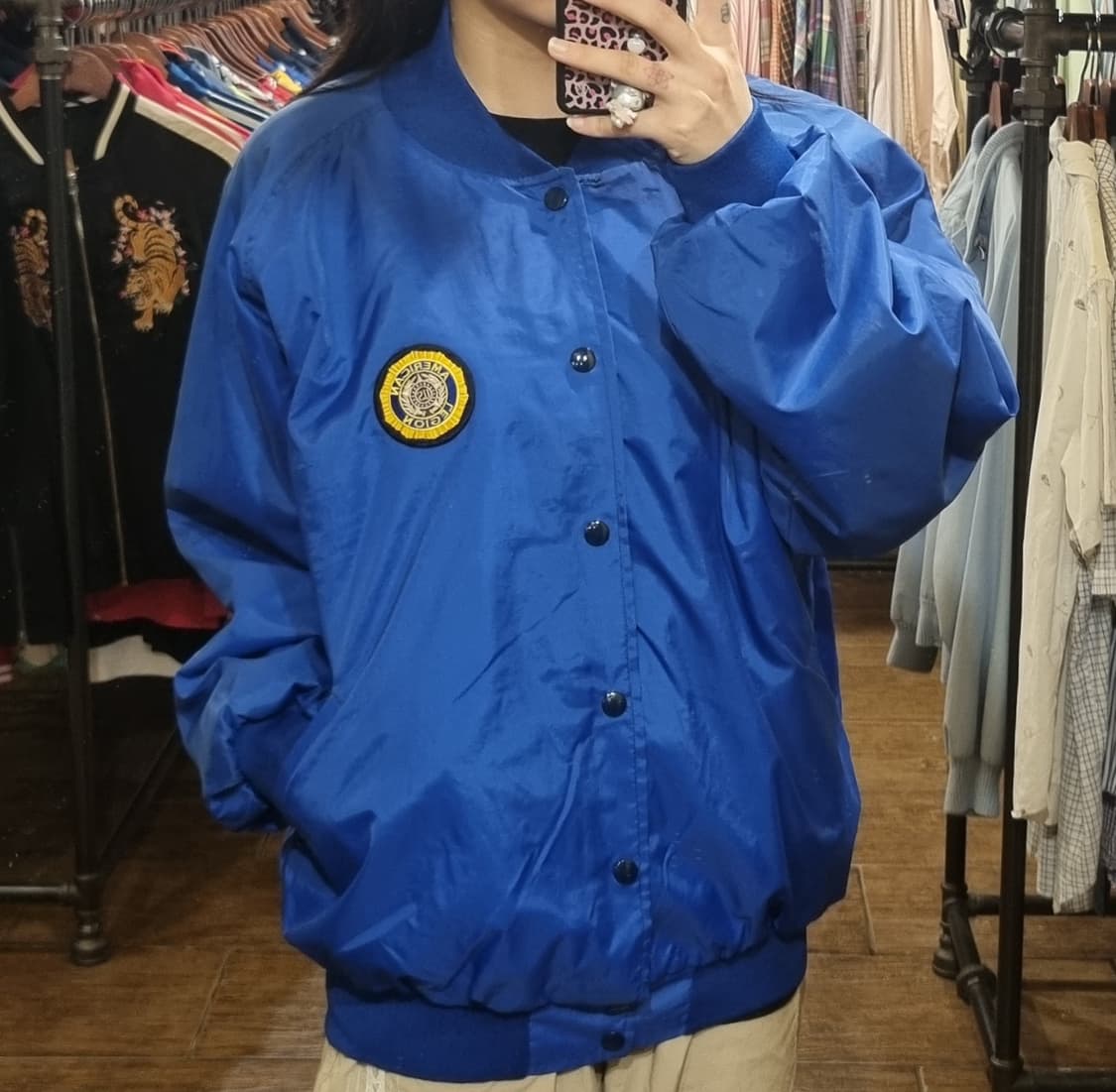 [Hi] vtg 빈티지 야구점퍼 블루 상품이미지2